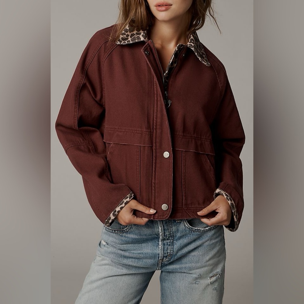 Anthropologie Pilcro The Lexie Cropped Workwear Jacket NWT